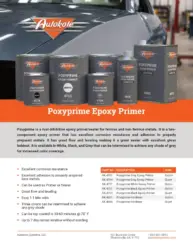 Poxyprime Epoxy Primer
