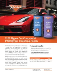 C100 Hyper Cut Compound and P200 Hyper Finishing Polish C100 Hyper Cut Compound and P200 Hyper Finishing Polish